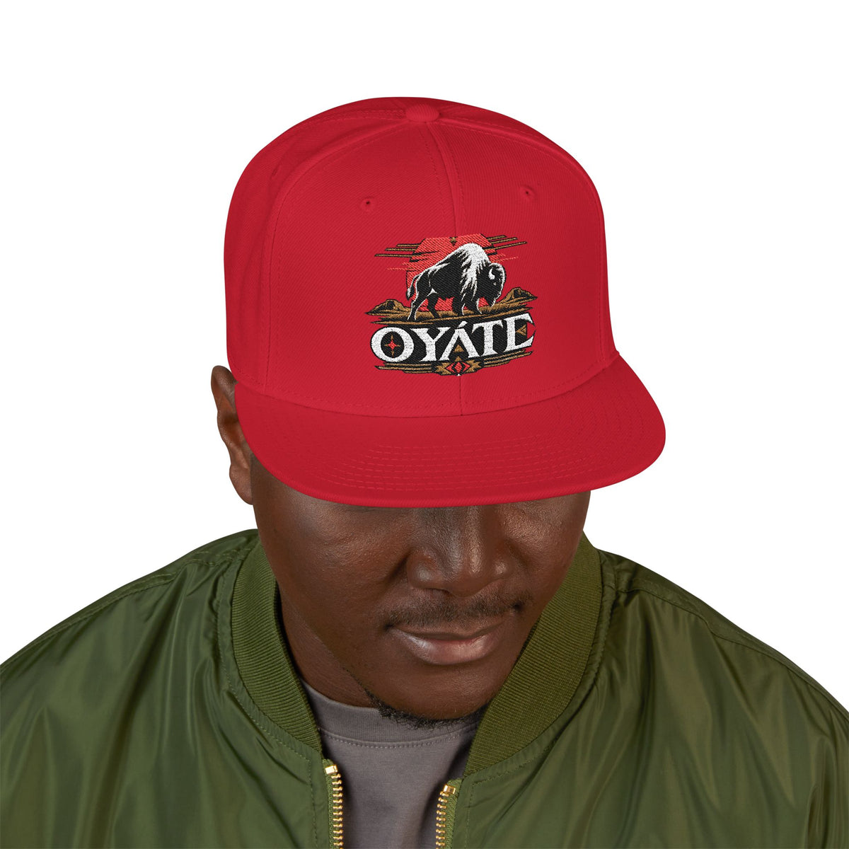 OYÁTE Dark Buffalo v2 — Embroidered Hat