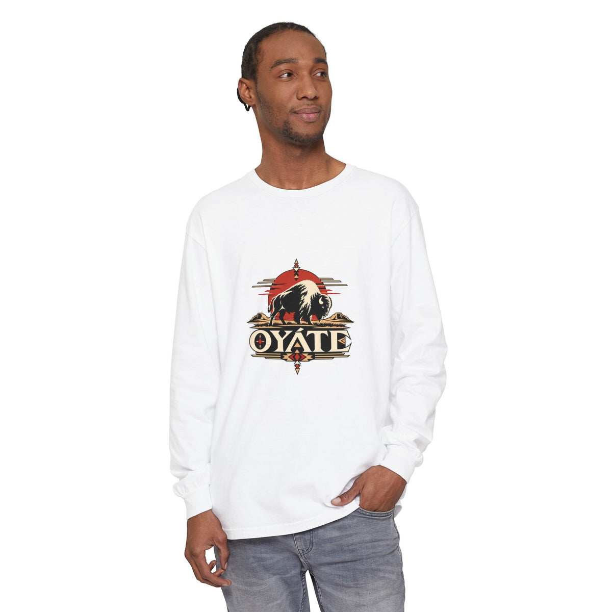 OYÁTE Dark Buffalo v2 — Long Sleeve Tee