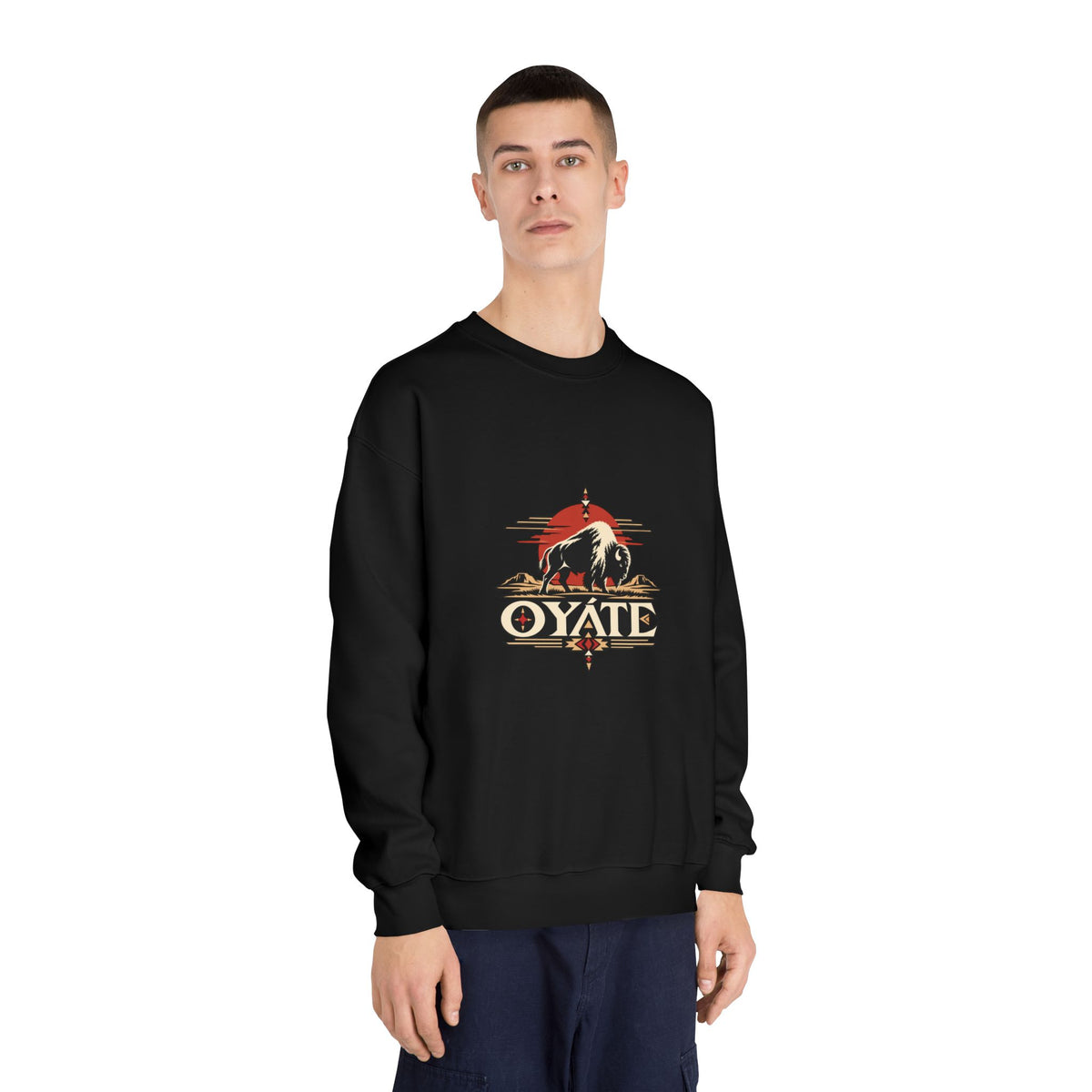 OYÁTE Dark Buffalo v2 — Crewneck Sweatshirt