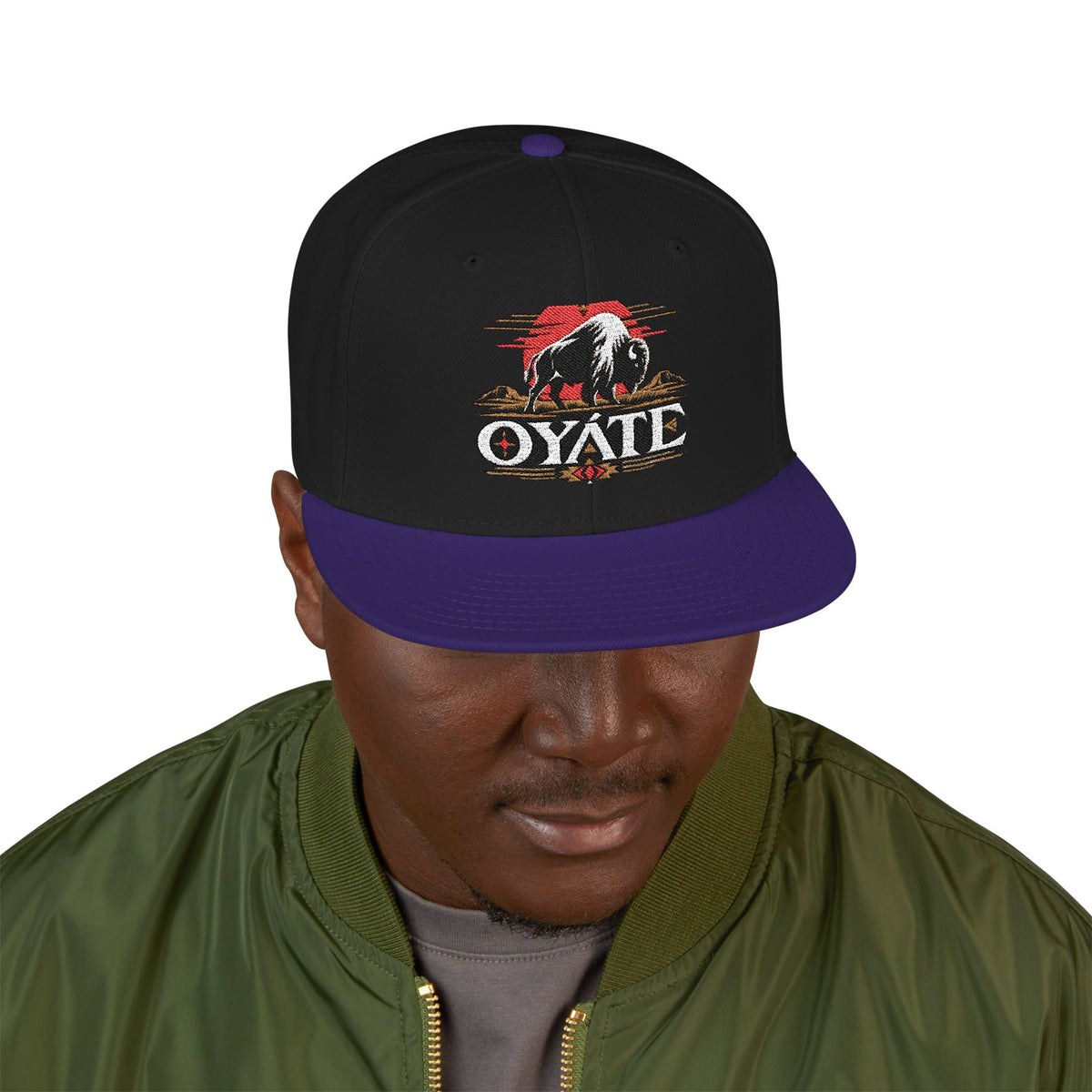 OYÁTE Dark Buffalo v2 — Embroidered Hat