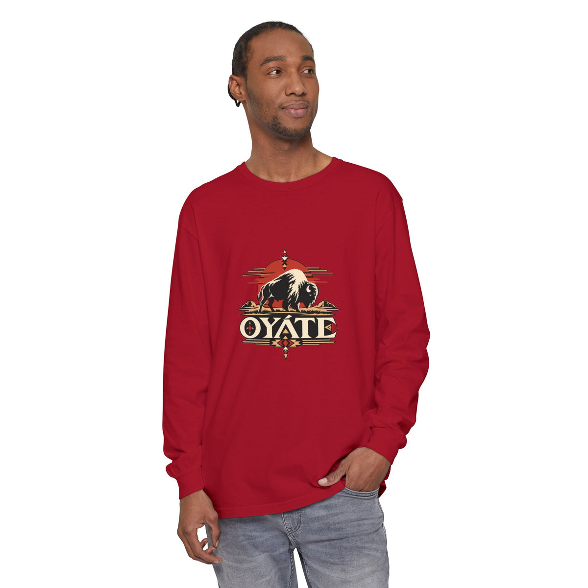 OYÁTE Dark Buffalo v2 — Long Sleeve Tee