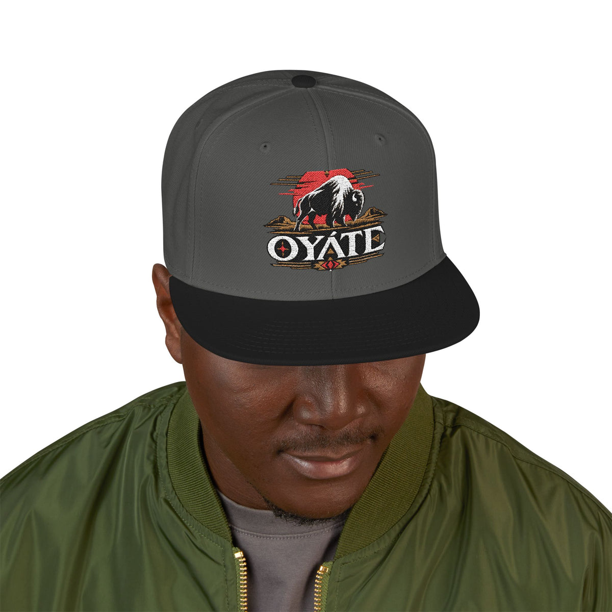 OYÁTE Dark Buffalo v2 — Embroidered Hat