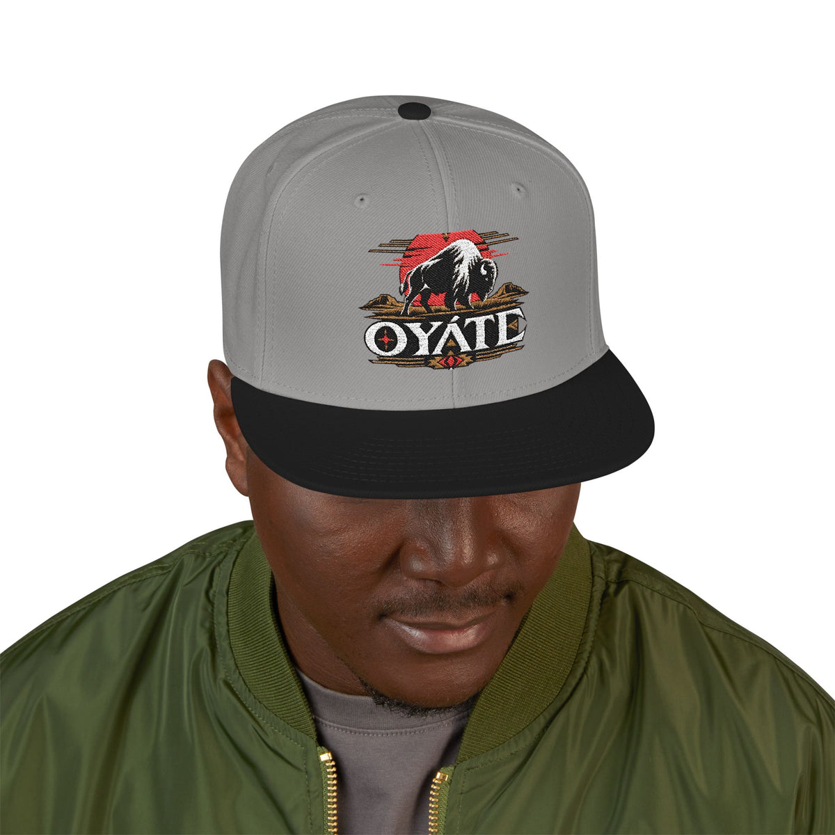 OYÁTE Dark Buffalo v2 — Embroidered Hat