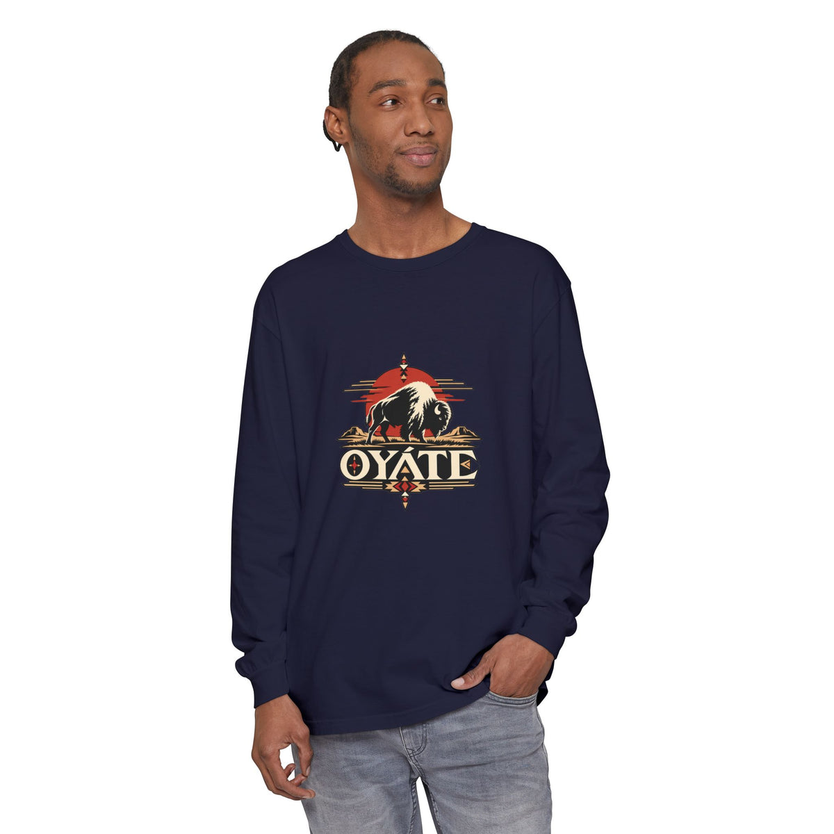 OYÁTE Dark Buffalo v2 — Long Sleeve Tee