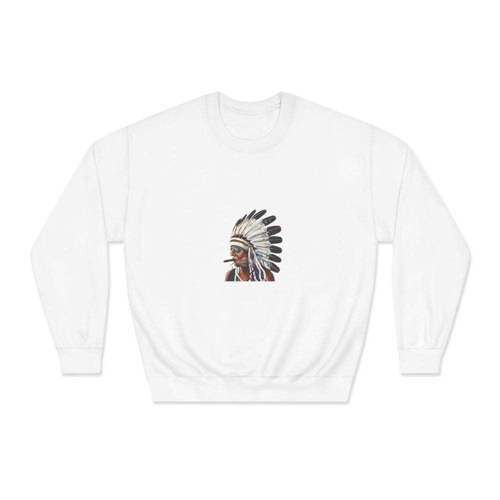 Smokin Indian - Gregory Azure — Crewneck Sweatshirt
