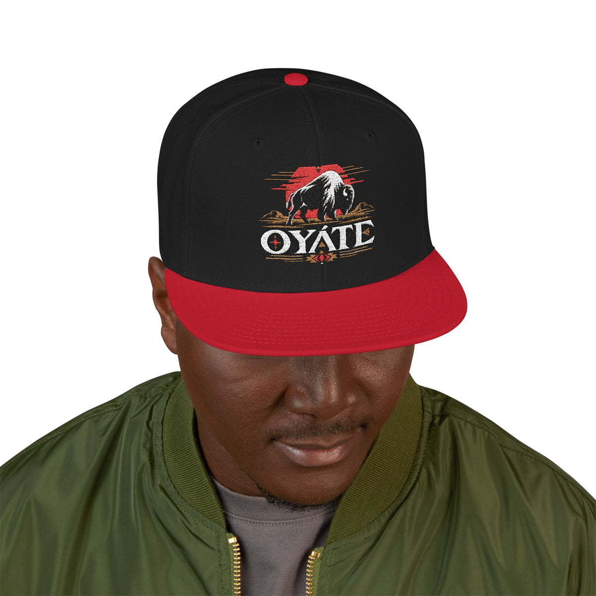 OYÁTE Dark Buffalo v2 — Embroidered Hat
