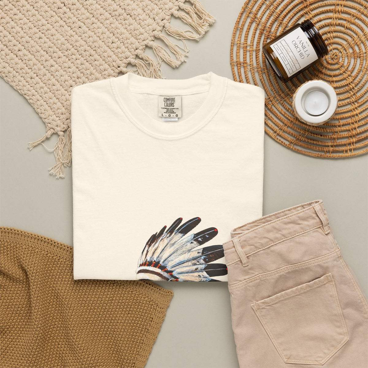 Smokin Indian - Gregory Azure — Premium Tee