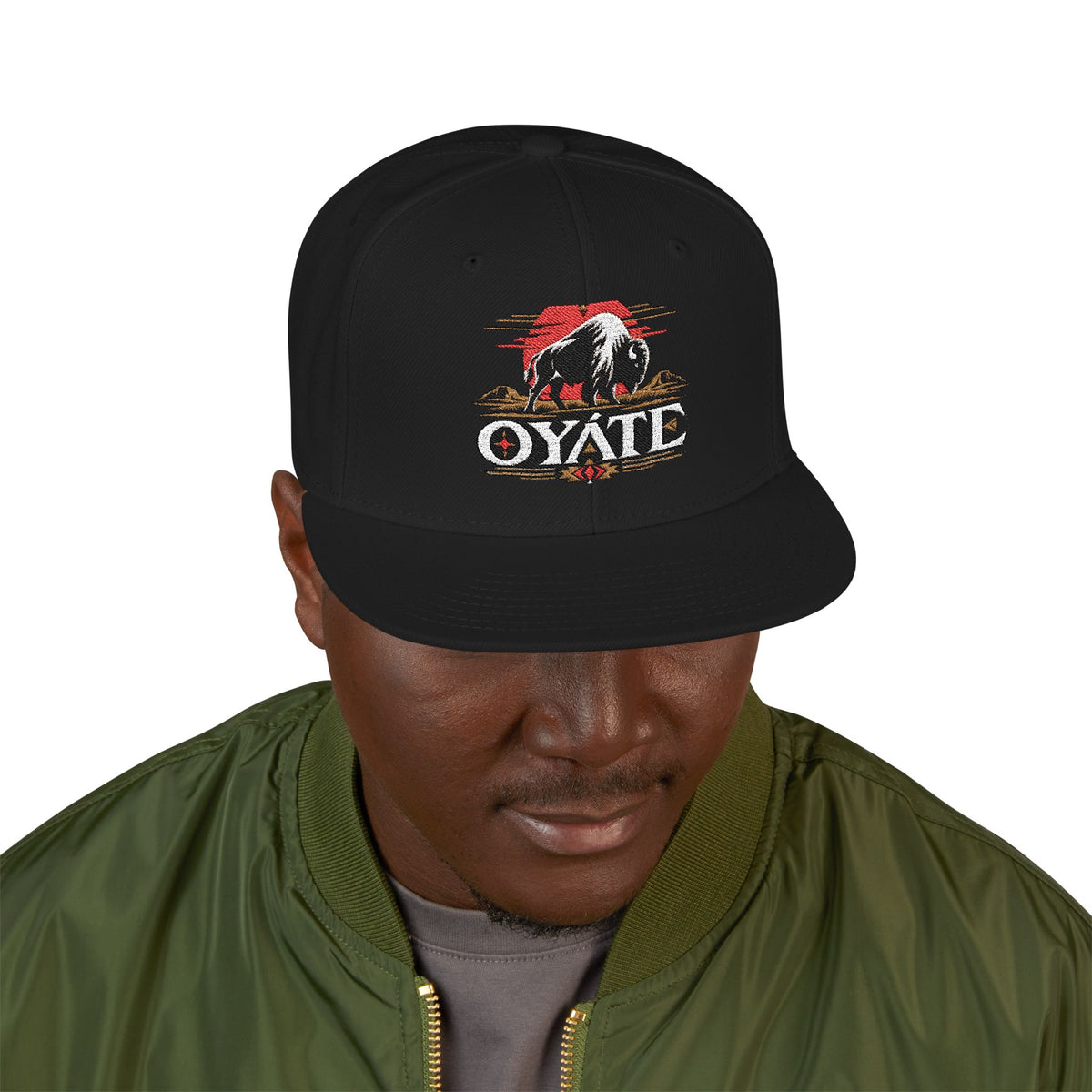 OYÁTE Dark Buffalo v2 — Embroidered Hat