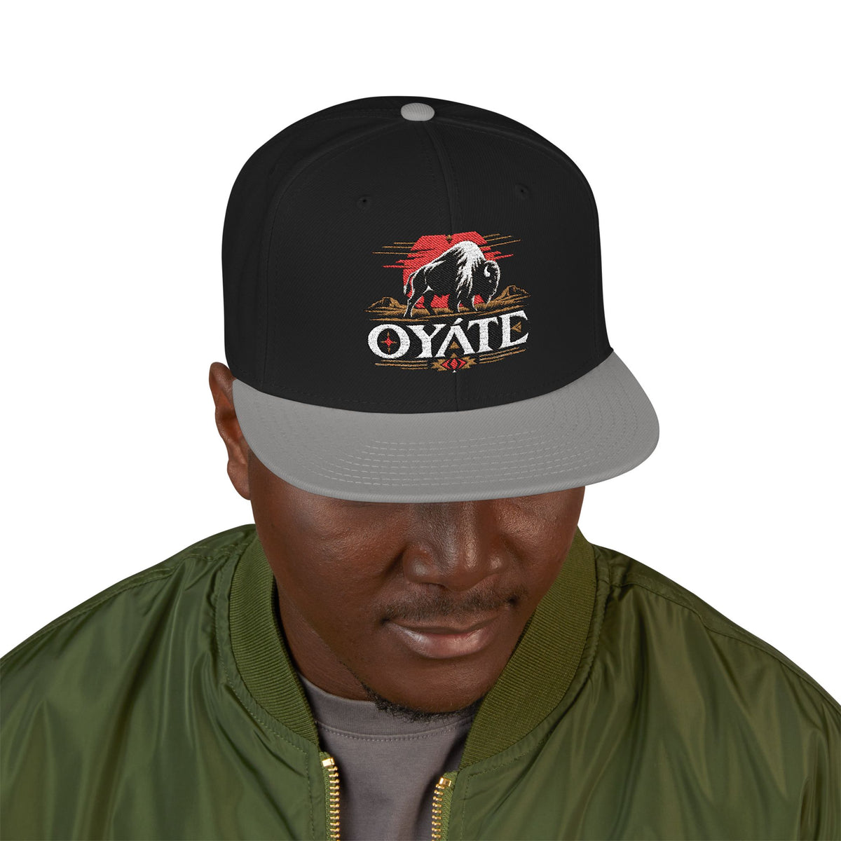 OYÁTE Dark Buffalo v2 — Embroidered Hat