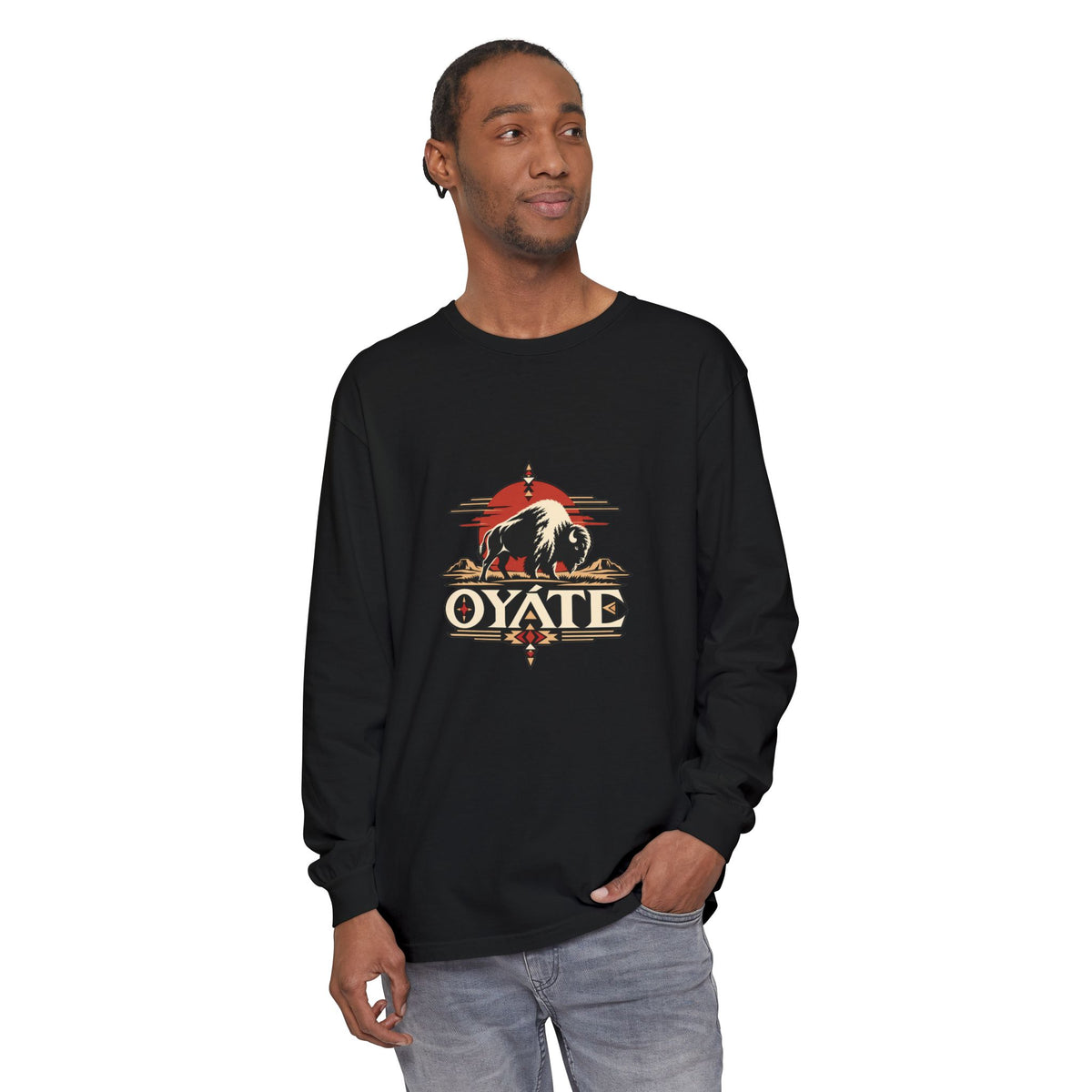OYÁTE Dark Buffalo v2 — Long Sleeve Tee