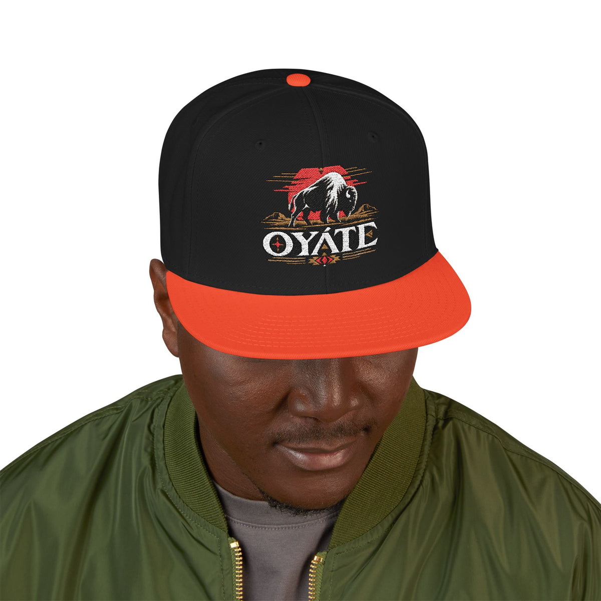 OYÁTE Dark Buffalo v2 — Embroidered Hat