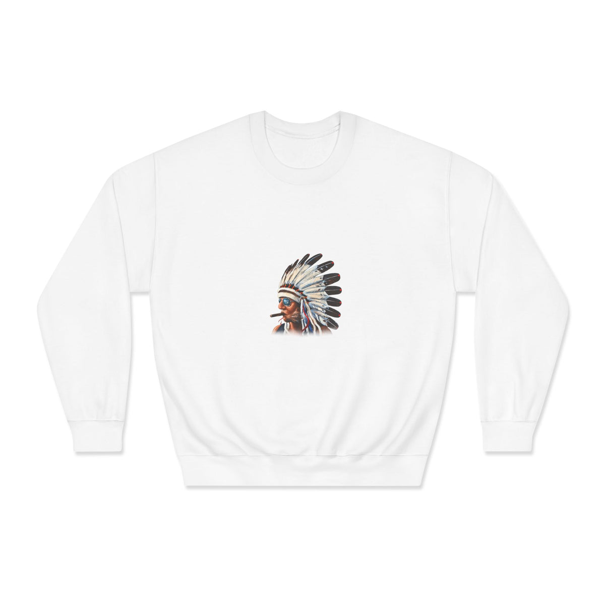 Smokin Indian - Gregory Azure — Crewneck Sweatshirt