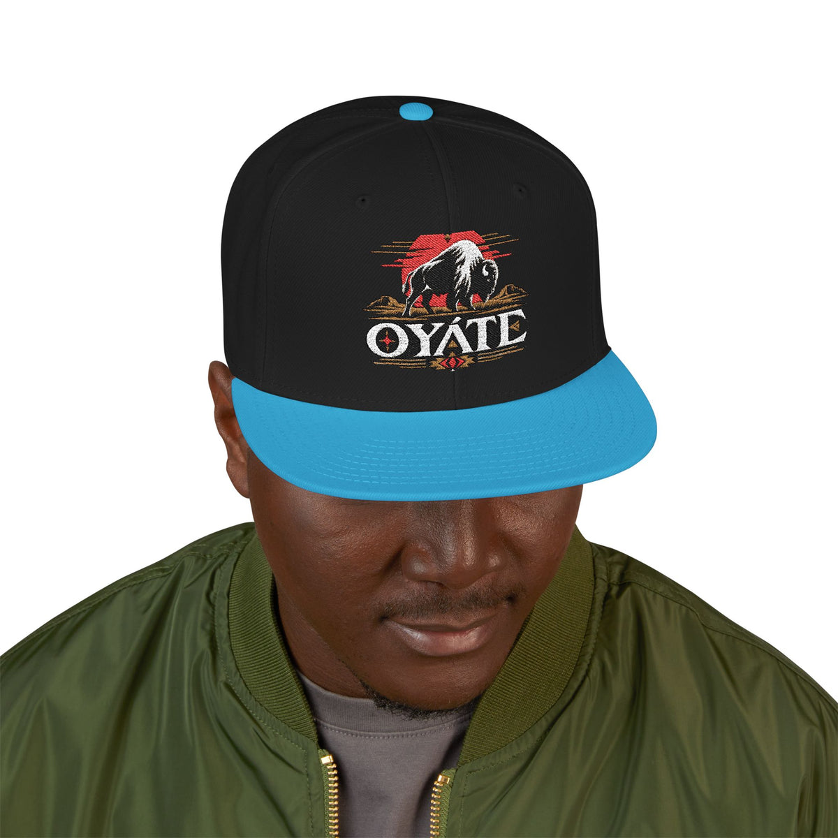 OYÁTE Dark Buffalo v2 — Embroidered Hat