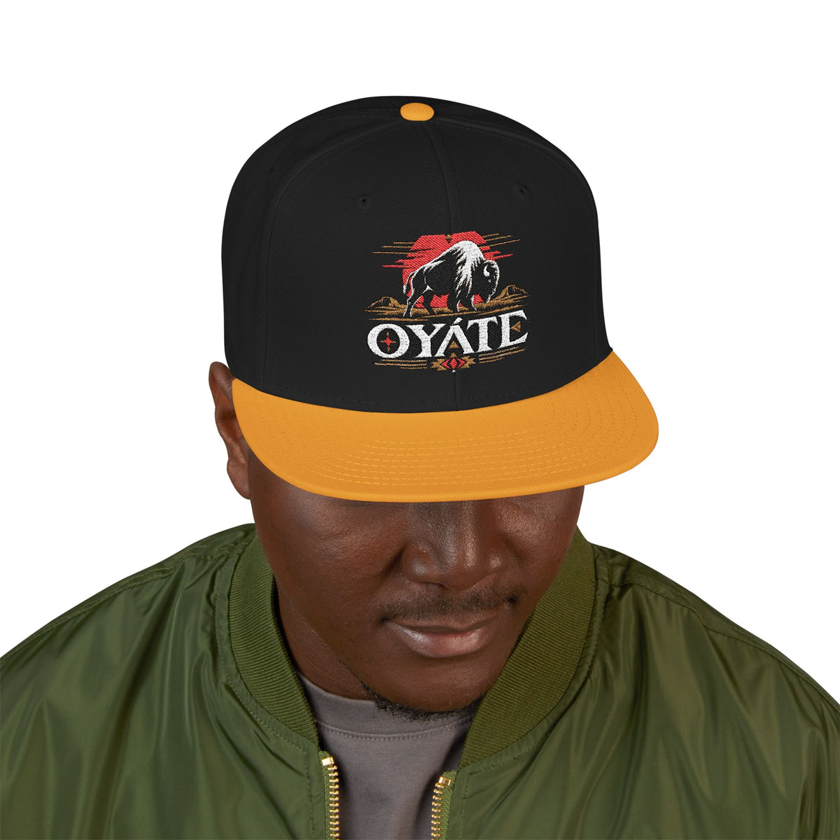 OYÁTE Dark Buffalo v2 — Embroidered Hat