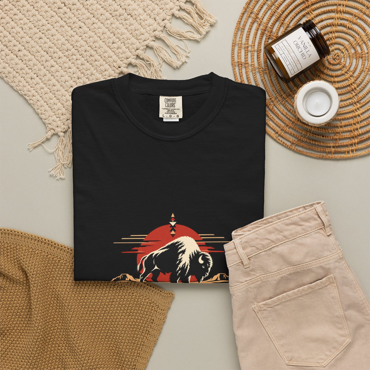 OYÁTE Dark Buffalo v2 — Premium Tee