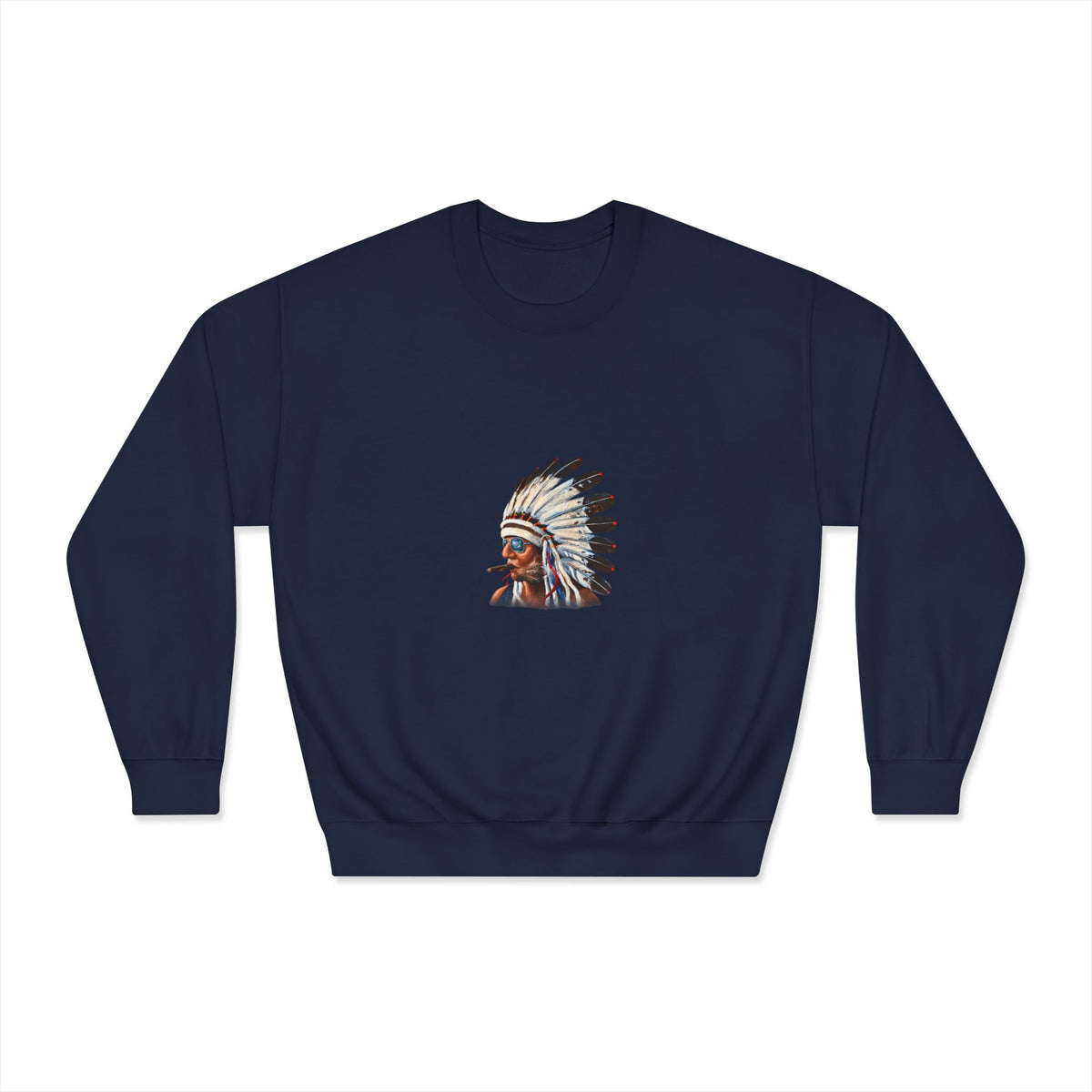 Smokin Indian - Gregory Azure — Crewneck Sweatshirt