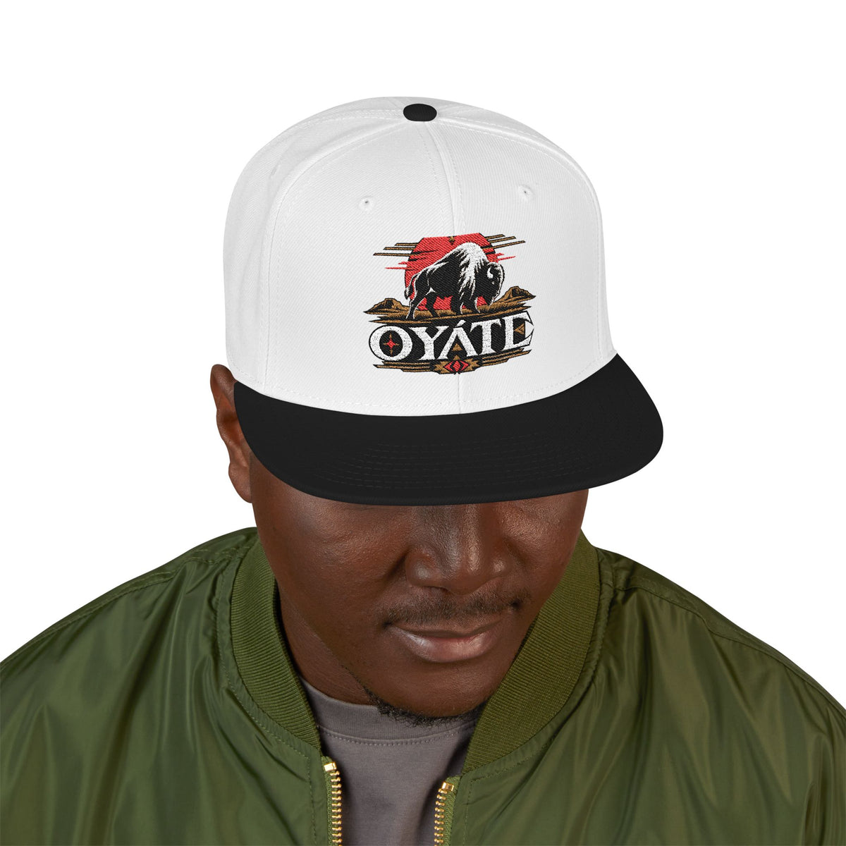 OYÁTE Dark Buffalo v2 — Embroidered Hat